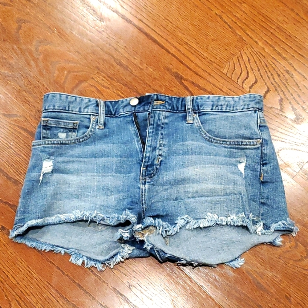H&M denim cut off shorts size 8